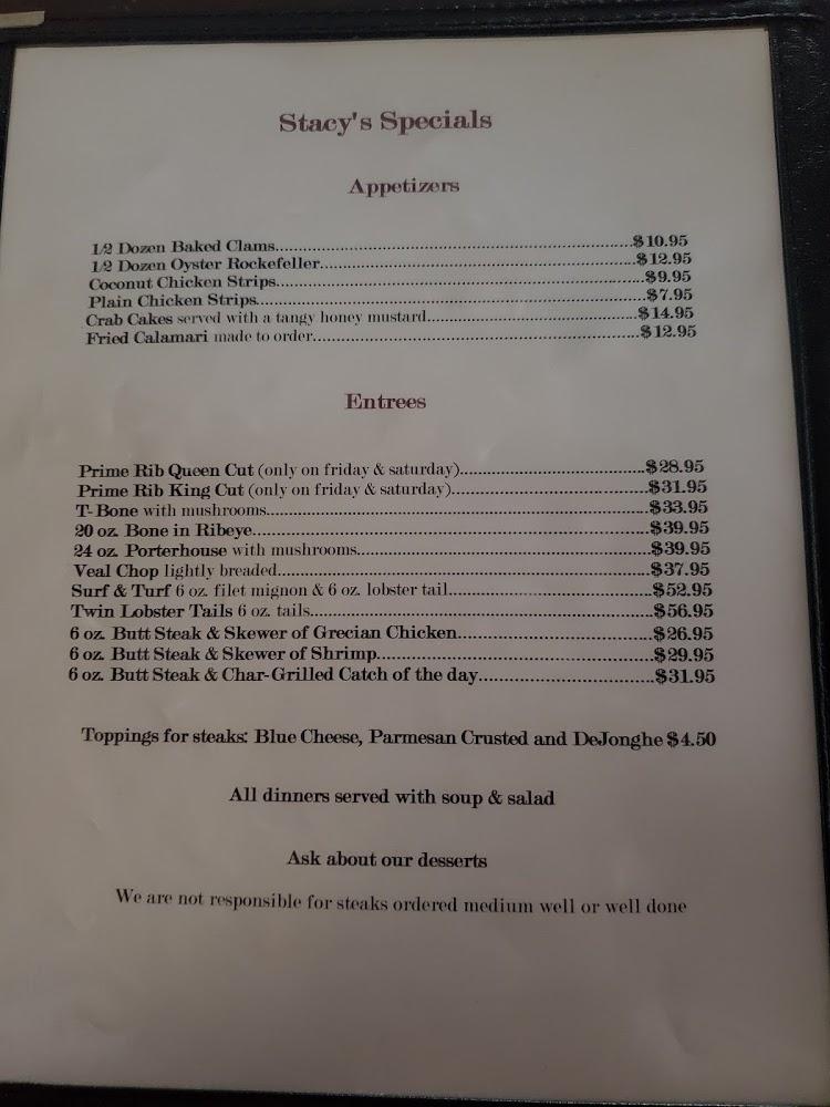 Stacy's Cafe Menu image 3